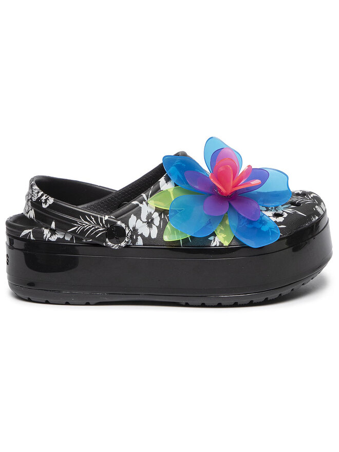 Шльопанці Crocs Cb Platform Hyper Tropic Clog 205853 Чорний
