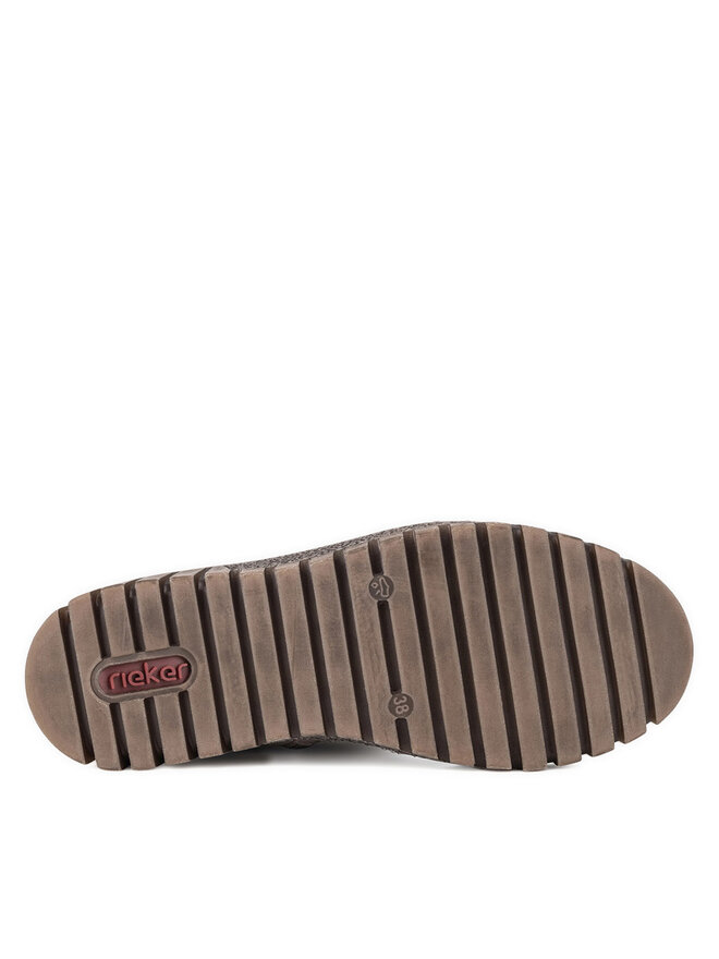 Rieker Schnürschuhe Rieker Y3432-60 Beige