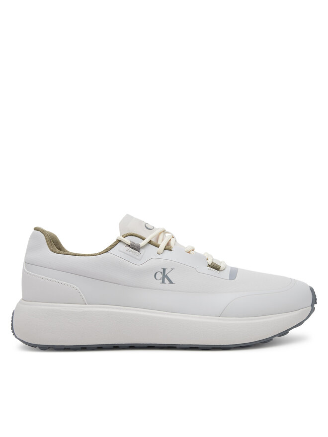 Calvin Klein Jeans Sneakersy Calvin Klein Jeans Athleisure Runner Tech Ripstop YM0YM01205 Écru