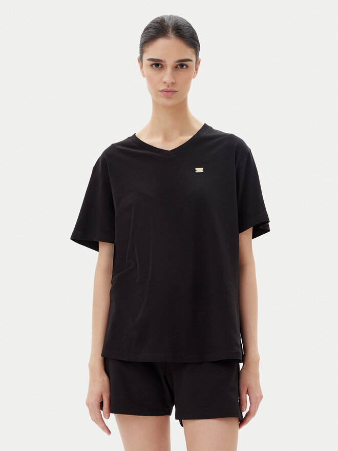 EA7 Emporio Armani EA7 Emporio Armani T-Shirt 7W000029 AF10373 UC001 Schwarz Loose Fit