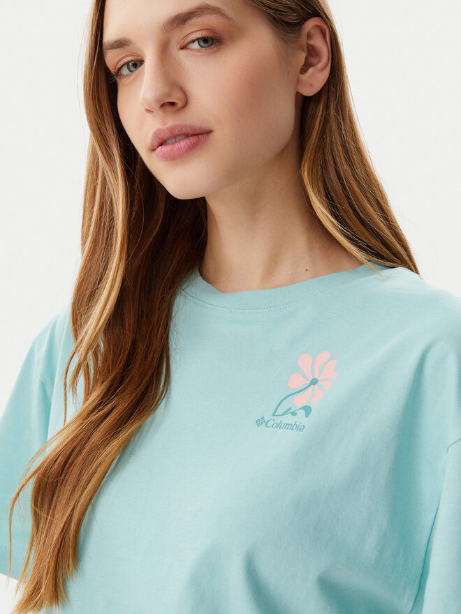 Columbia Columbia T-shirt Rolling Bend™ Graphic 2120031 Plava Oversize