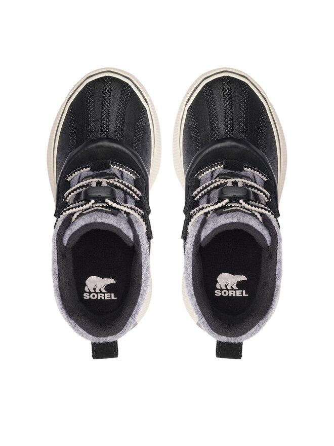 Sorel Μπότες Χιονιού Sorel Youth Out N About™ Iv Chillz Wp 2101321010 Μαύρο