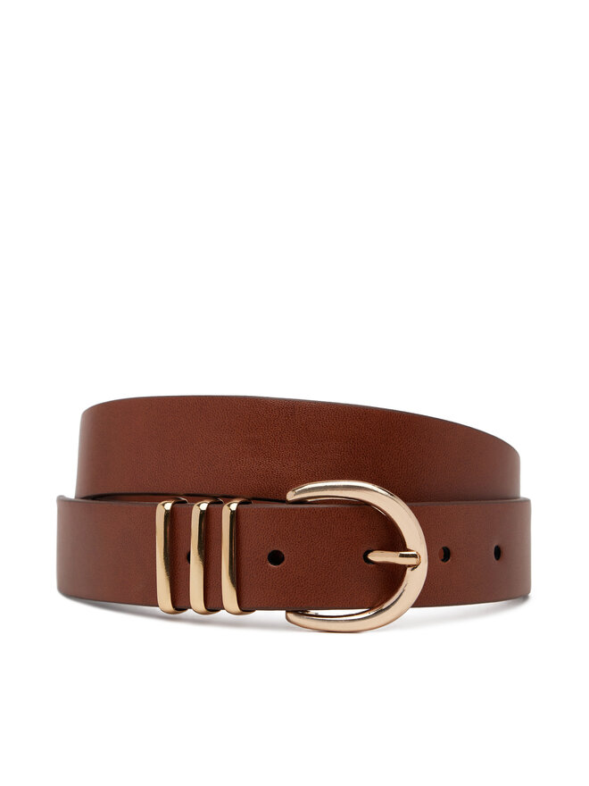 Vero Moda Pasek Damski Vero Moda 10312664 Brązowy