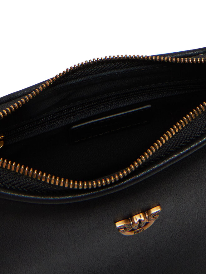 PINKO Handtasche PINKO Half Moon Baby PE 25 PLTT 103538 A0F1 Schwarz
