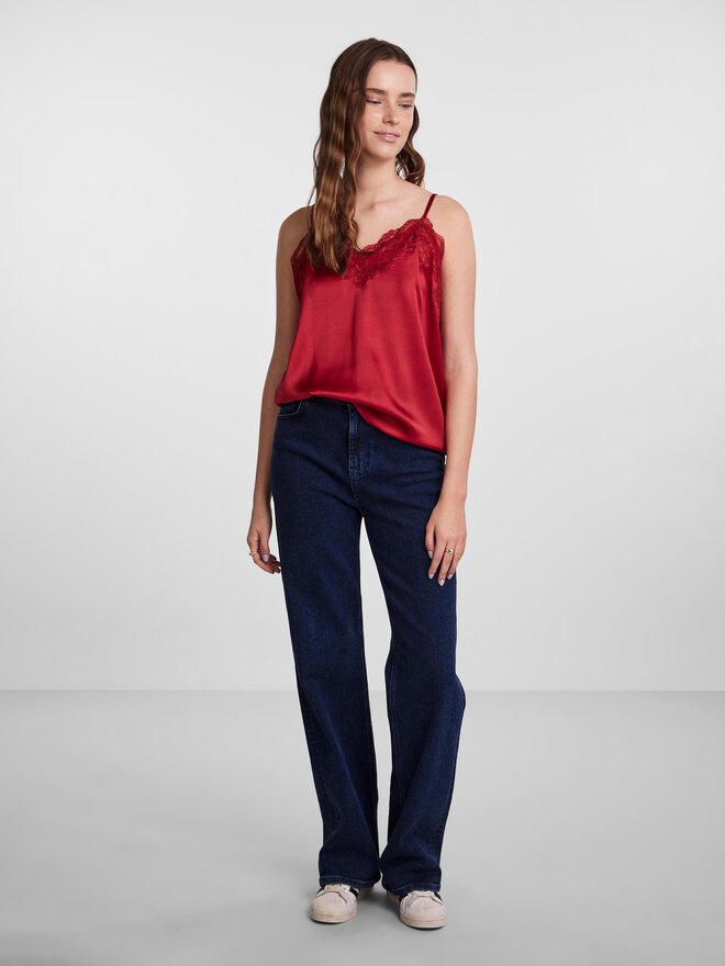 Pieces Pieces Pizsama 17142952 Piros Regular Fit