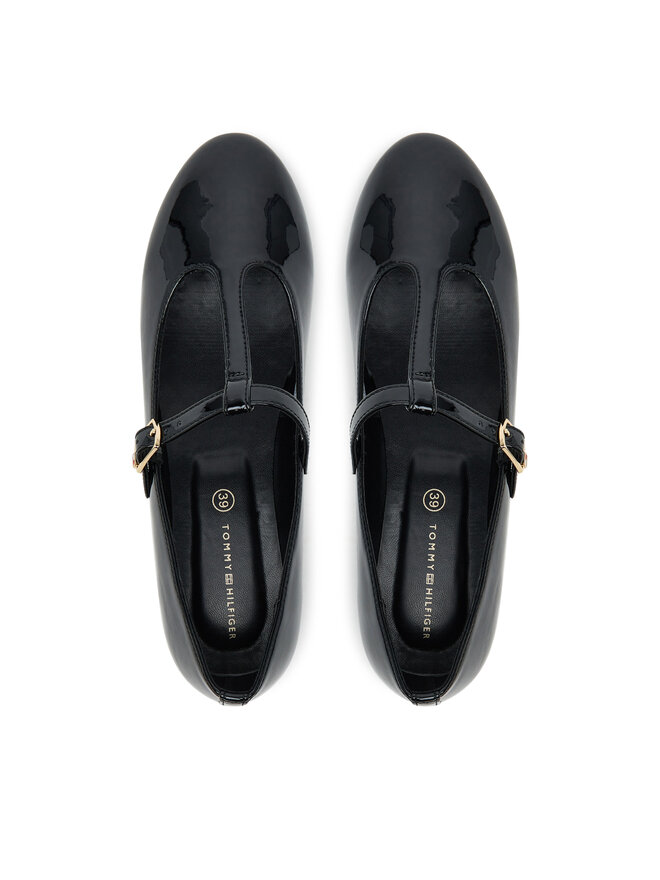 Tommy Hilfiger Μπαλαρίνες Tommy Hilfiger Ballerina T3A3-34000-0774 D Μαύρο