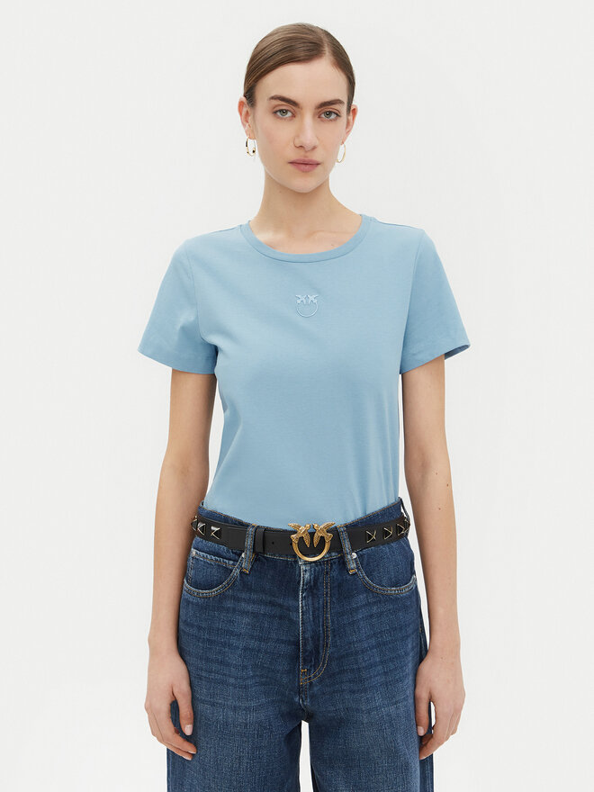 PINKO PINKO Camiseta 100355 A2HN Azul Regular Fit