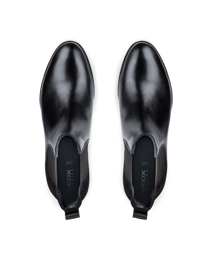 Geox Ghete Jodhpur Geox D Felicity D36G1B 04322 C9999 Negru
