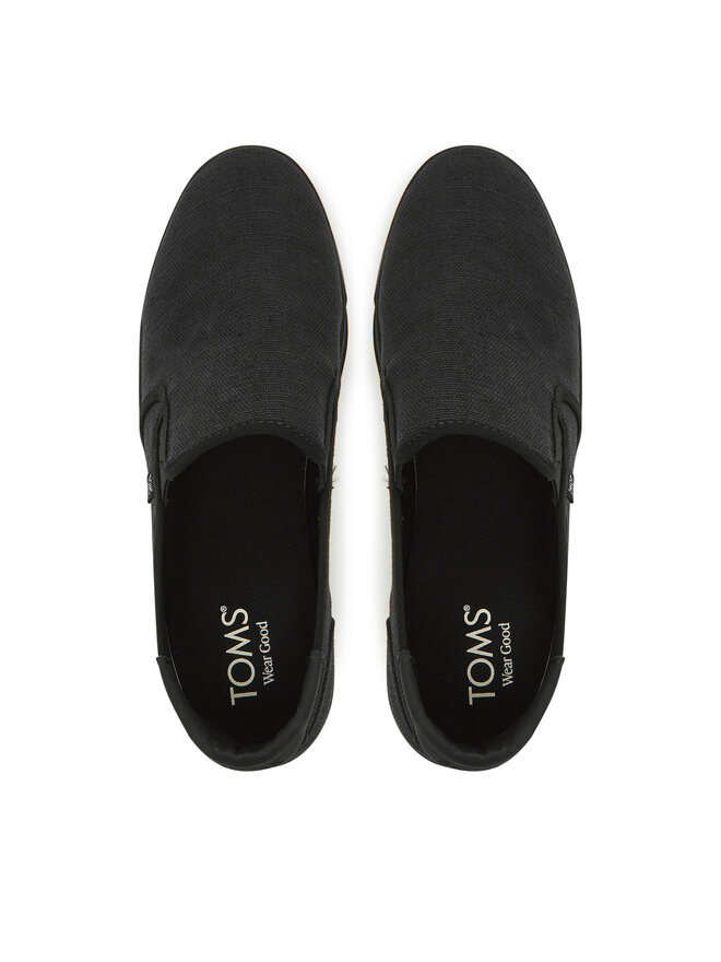 Toms Teniszcipő Toms Baja 2.0 Slip On 10022038 Fekete