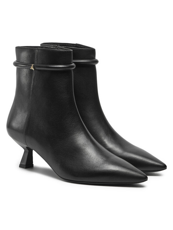 Patrizia Pepe Īsie zābaki Patrizia Pepe 2Y0024/L078-K103 Melns