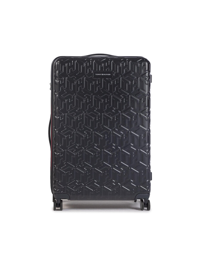 Tommy Hilfiger Großer Koffer Tommy Hilfiger Monogram Case 28 AU0AU01065 Dunkelblau