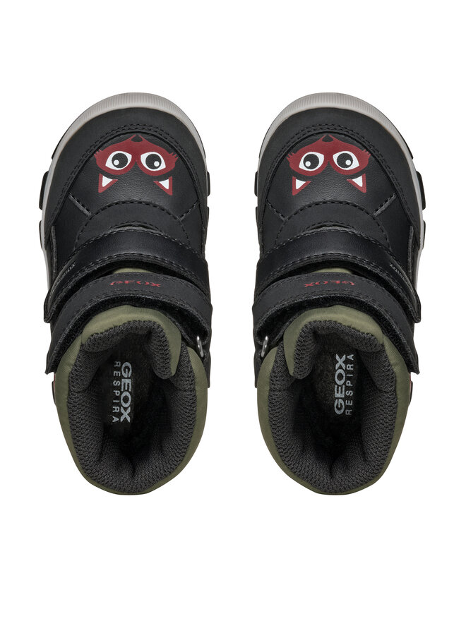 Geox Cizme de zăpadă Geox B Flanfil Boy B Abx B463VB 054FU C0520 M Negru