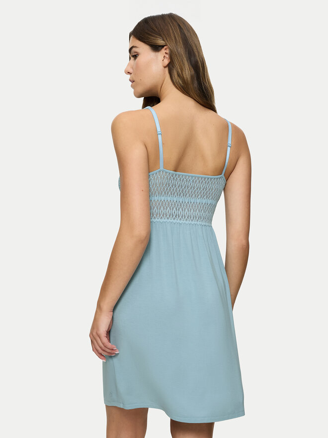 Triumph Triumph Nočna srajca Aura Spotlight 10218288 Modra Regular Fit