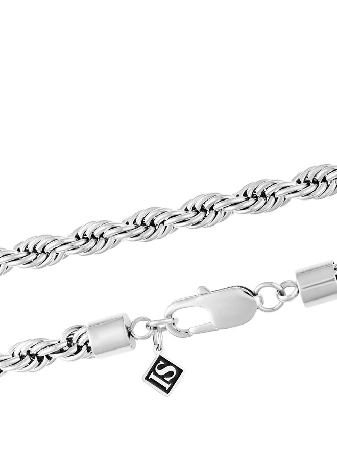 ICED STUFF Αλυσιδάκι ICED STUFF Rope Λευκόχρυσο