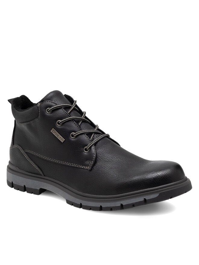 Lanetti Schnürschuhe Lanetti MYL8468-2 Schwarz