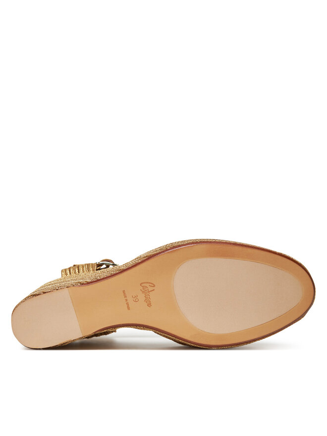 Castañer Espadrilles Castañer Carolyn/142 023115 Goldfarben