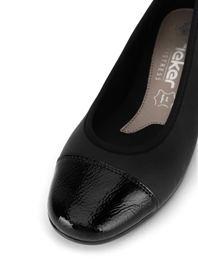 Rieker Μπαλαρίνες Rieker L9351-00 Μαύρο
