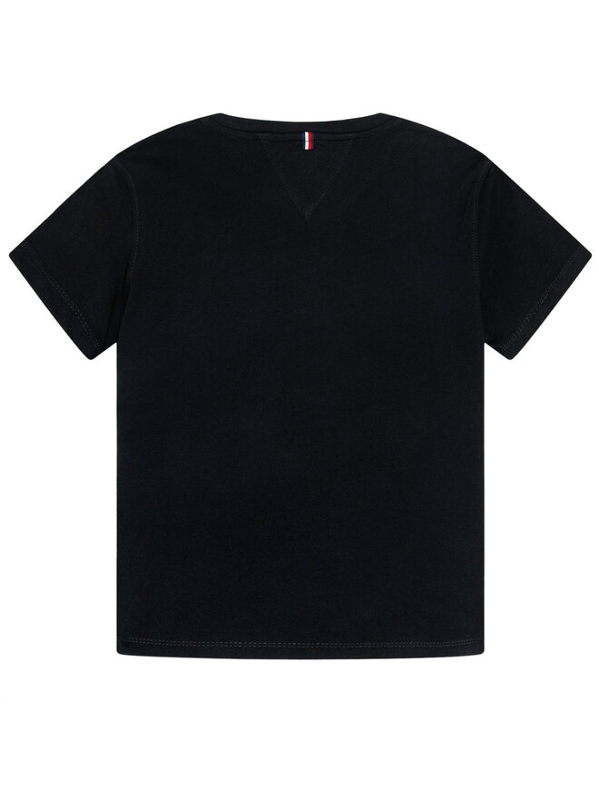 Tommy Hilfiger Tommy Hilfiger Majica Boys Basic KB0KB04142 D Črna Regular Fit