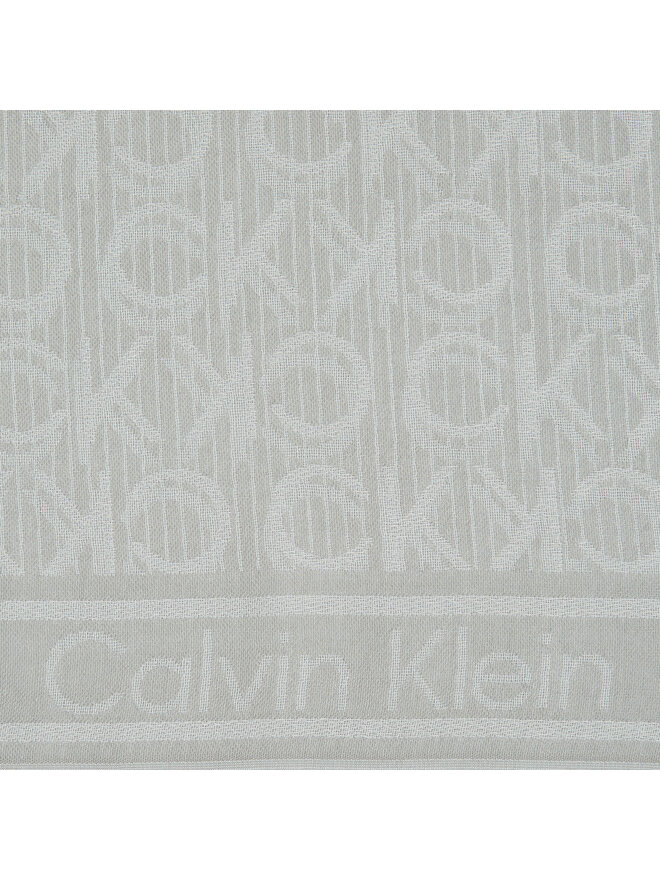 Calvin Klein Foulard Calvin Klein Monogram Jacquard K60K608779 Grigio