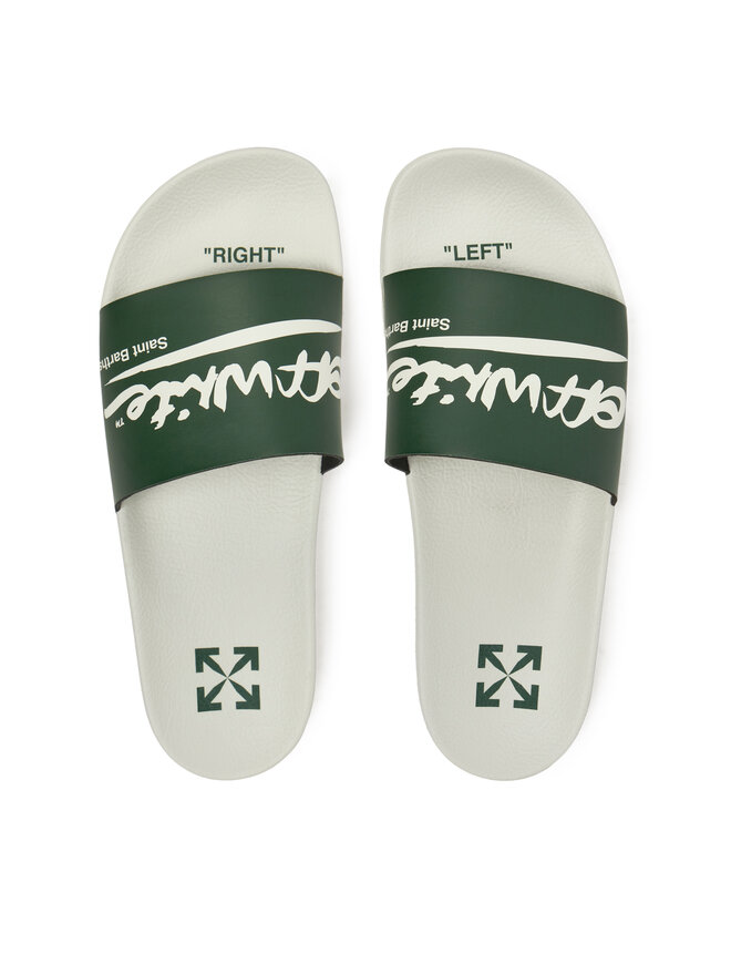 Off-White Ciabatte Off-White OMIC001T22PLA0015501 Verde