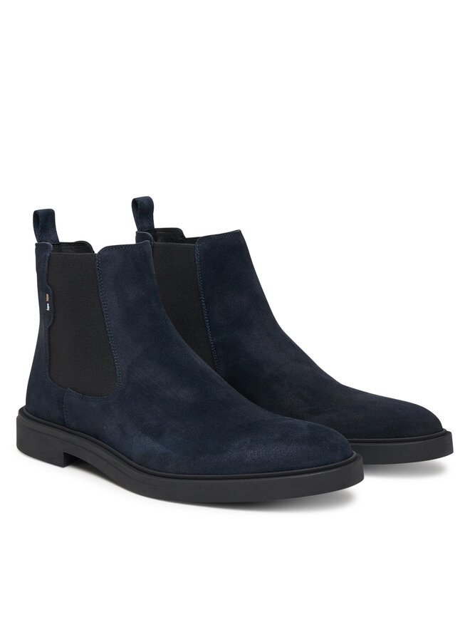 BOSS Klassische Stiefeletten BOSS Calev 50552528 Dunkelblau