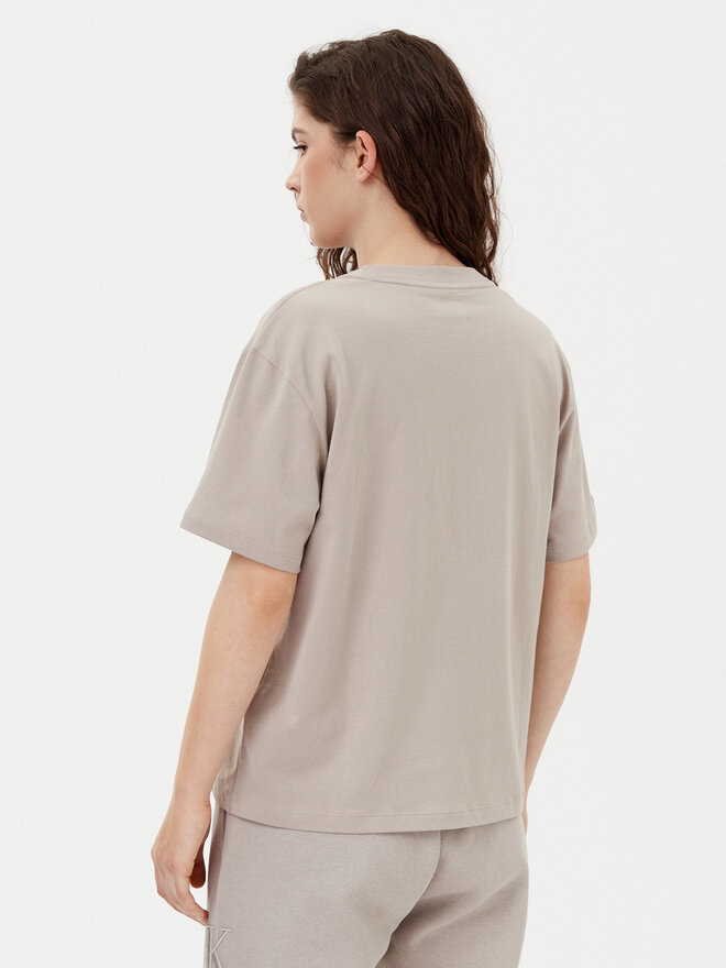 Calvin Klein Jeans Calvin Klein Jeans Camiseta Monologo J20J224798 Gris Relaxed Fit