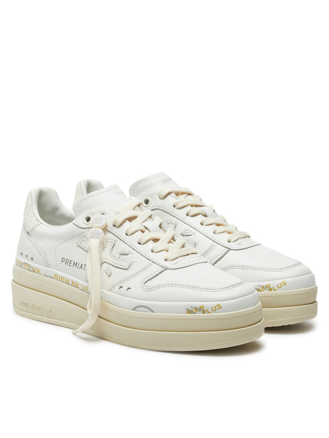 Premiata Сникърси Premiata Micol 7010 Бял