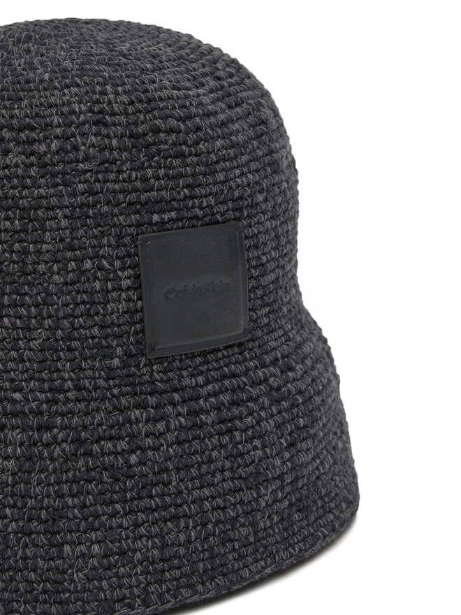 Calvin Klein Klobúk Calvin Klein Crochet Bucket LV04K5064G Čierna