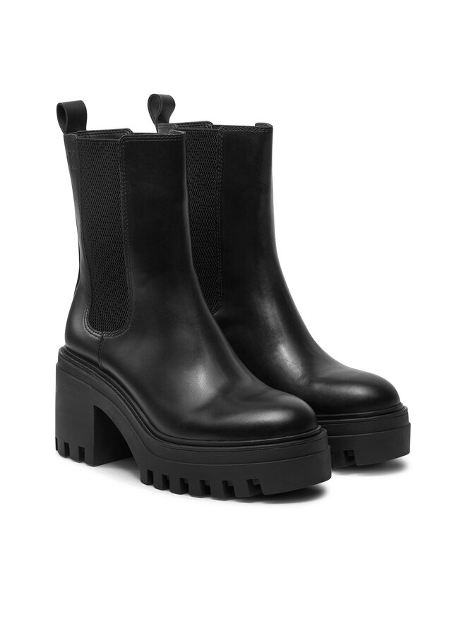 Calvin Klein Jeans Stiefeletten Calvin Klein Jeans Chunky YW0YW01547 Schwarz