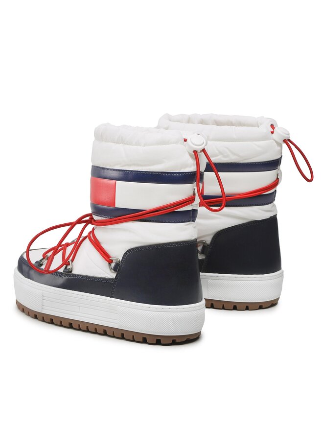 Tommy Jeans Снігоходи Tommy Jeans Snowboot Low EN0EN02162 Білий