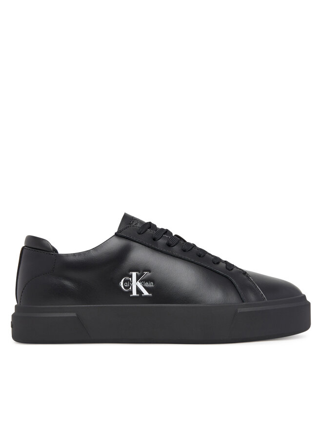 Calvin Klein Sneakers Calvin Klein Basket Cupsole Laceup Lth Ml YM0YM01460 Nero