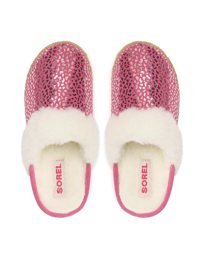 Sorel Kapcie Sorel Youth Nakiska Slide II NY4892 Różowy
