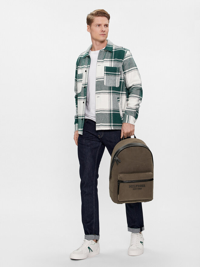 Tommy Hilfiger Rucksack Tommy Hilfiger Th Prep Classic Backpack AM0AM11813 Khakifarben