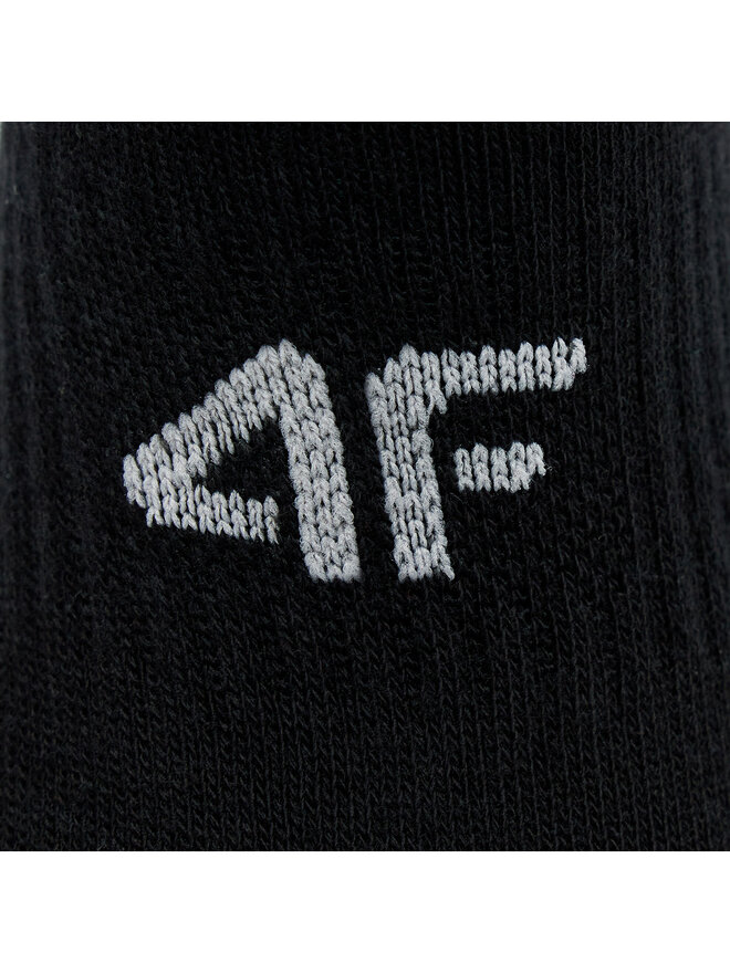 4F Set di 5 paia di calzini corti da bambini 4F 4FJWAW23USOCF231 Nero