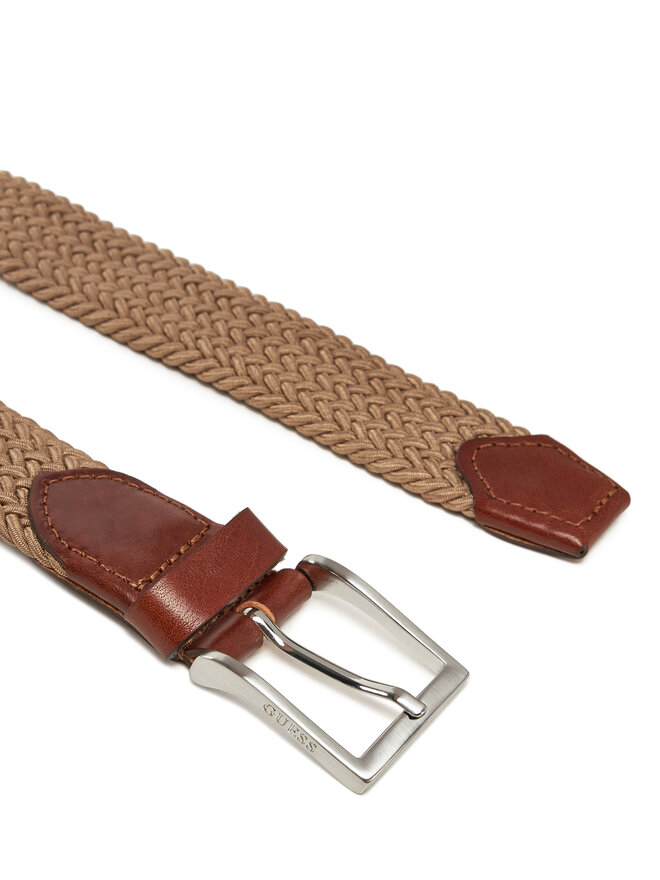 Guess Pasek Męski Guess BMSOFW P5235 Beżowy