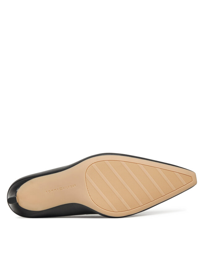 Tommy Hilfiger Aukštakulniai Tommy Hilfiger Logo Pump Slanted Hl FW0FW08993 Juoda