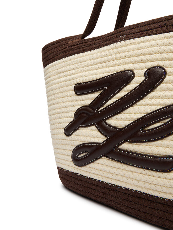KARL LAGERFELD Handtasche KARL LAGERFELD B1W46080 Creme