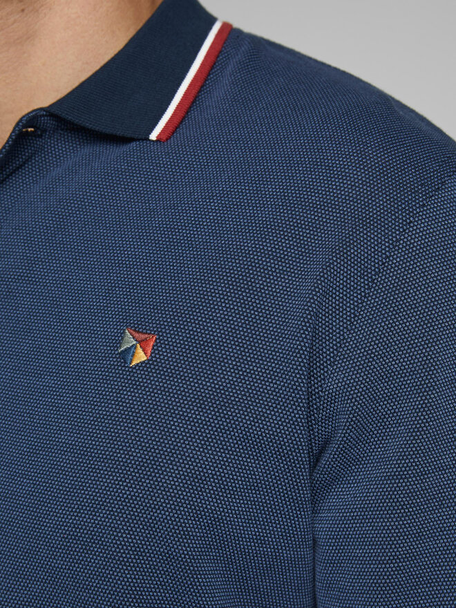 Jack&Jones Jack&Jones Polo marškinėliai 12174038 Tamsiai mėlyna Regular Fit