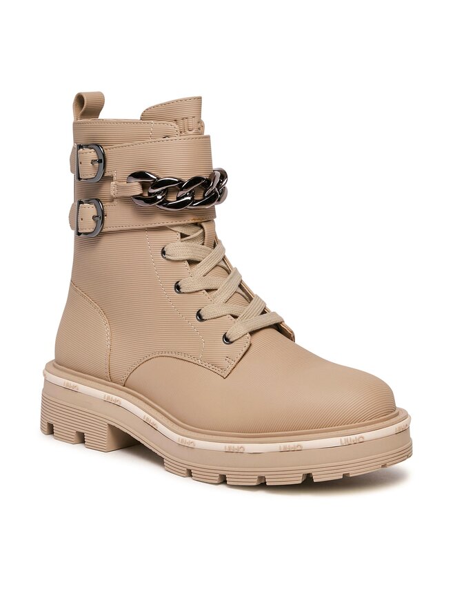 Liu Jo Schnürstiefeletten Liu Jo Taylor 625 4F3715 EX014 Écru