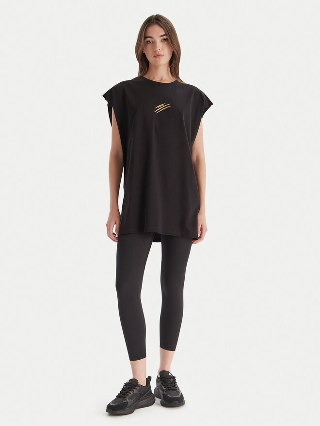 Plein Sport Plein Sport Tank-Top PAEC MRK0104 STE001N Schwarz Regular Fit