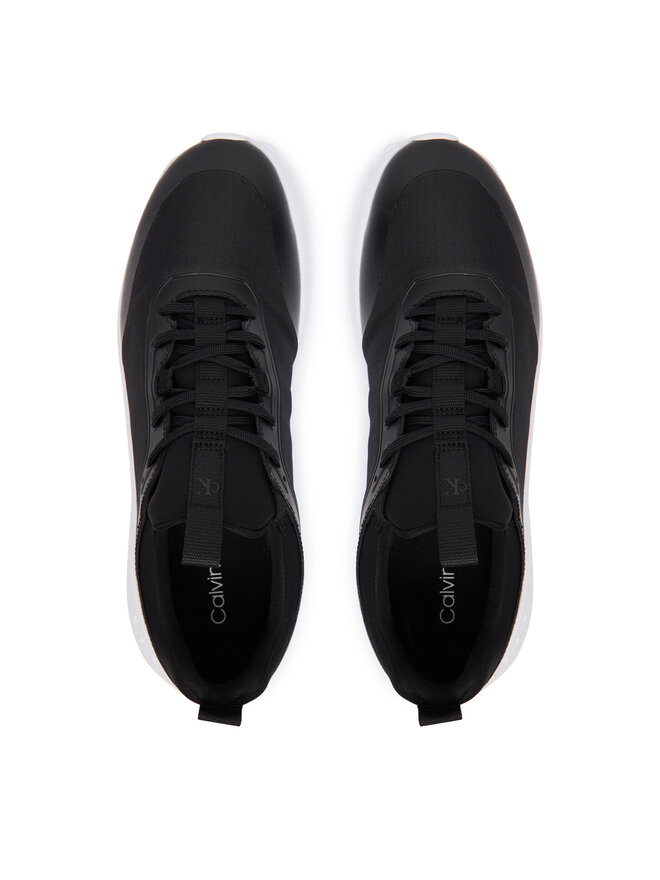Calvin Klein Sneakers Calvin Klein Eva Runner Laceup Sock Mat Mix YM0YM01443 Schwarz