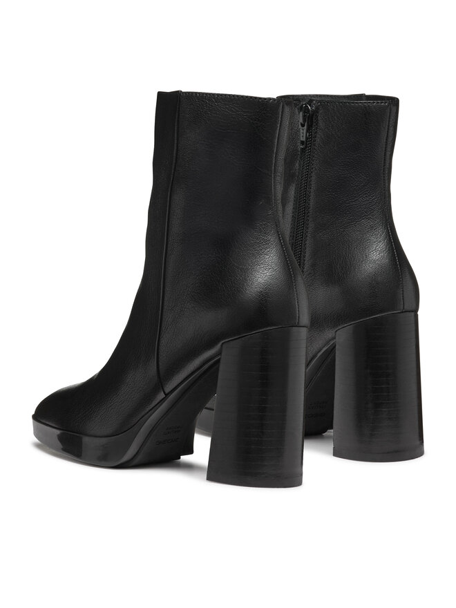 Geox Botine Geox D Teulada D36VLC 000TC C9999 Negru