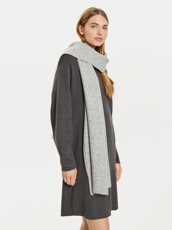 Tommy Hilfiger Schal Tommy Hilfiger Luxe AW0AW16646 Grau