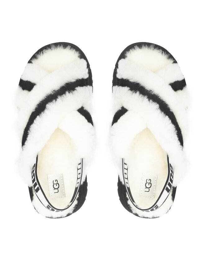 Ugg Hausschuhe Ugg W Disco Cross Slide 1121550 Weiß