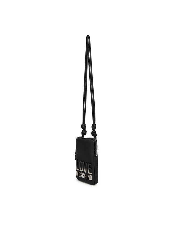 LOVE MOSCHINO Telefontartó táska LOVE MOSCHINO JC5729PP0MKD000B Fekete