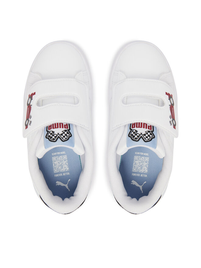 Puma Снікерcи Puma Puma Smash 3.0 Racing Crew V 408385 01 Білий