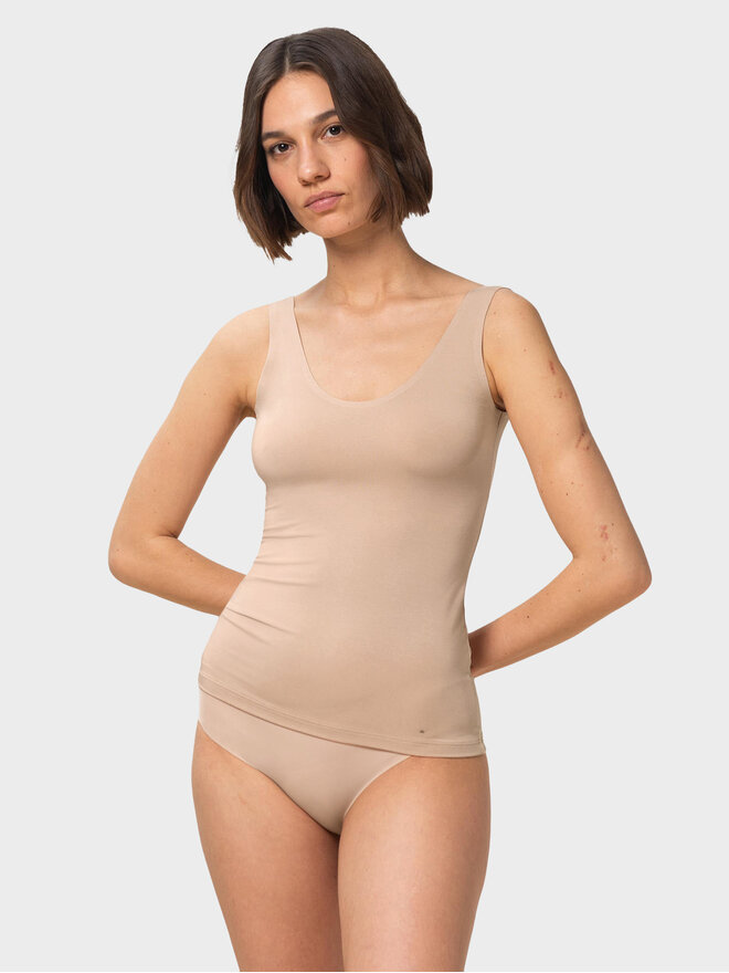 Triumph Triumph Marškinėliai Smart Natural 10213349 Smėlio Slim Fit