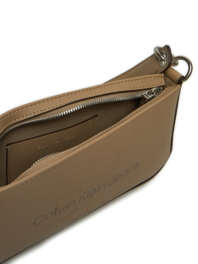 Calvin Klein Jeans Torbica Calvin Klein Jeans Sculpted Shoulder Pouch25 Mono K60K610679 Smeđa