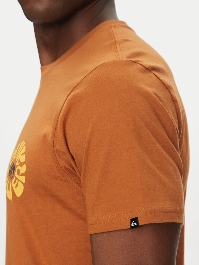 Quiksilver Quiksilver Majica EQYZT08036 Rjava Regular Fit