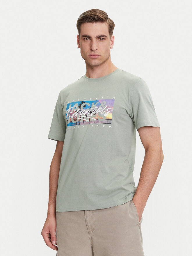 Jack&Jones Jack&Jones Majica Colton 12268438 Zelena Standard Fit